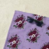 Strandhanddoek - Boeket van Viooltjes Strandlaken (In situ)