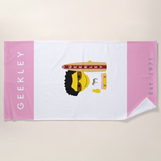 Strandhanddoek GEEKLEY Strandlaken (Voorkant)