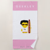 Strandhanddoek GEEKLEY Strandlaken (Voorkant)