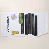 Strandhanddoek Go Team Bier Strandlaken (Voorkant)