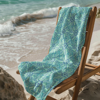 Strandhanddoek “Kiezels en indrukken” Strandlaken