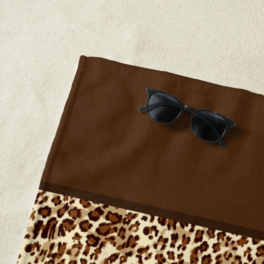 Strandhanddoek-Luipaardprint Strandlaken (In situ)