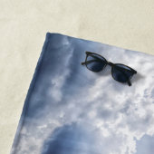 strandhanddoek met stormwolken strandlaken (In situ)