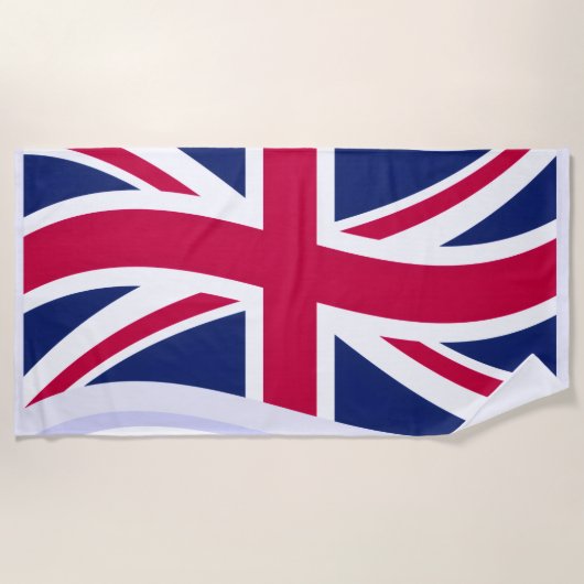 Strandhanddoek met Union Jack Strandlaken (Voorkant)