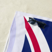 Strandhanddoek met Union Jack Strandlaken (In situ)