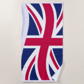 Strandhanddoek met Union Jack Strandlaken (Voorkant)