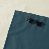Strandhanddoek | Moderne geometrische monogram ini Strandlaken (In situ)