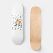 Strandhanddoek Persoonlijk Skateboard (Voorkant)