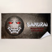 Strandhanddoek Samouraïmoji Vintage Strandlaken (Voorkant)