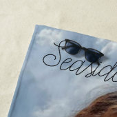 Strandhanddoek Seaside Serenity Strandlaken (In situ)