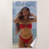 Strandhanddoek Seaside Serenity Strandlaken (Voorkant)