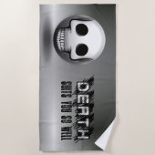 Strandhanddoek Skullmoji Strandlaken (Voorkant)