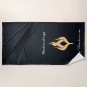 Strandhanddoek - Vlam intern Strandlaken (Voorkant)