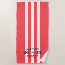 Strandhanddoek voor zeilfeest strandlaken