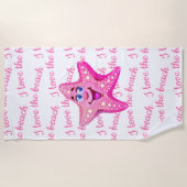 Strandhanddoek-Zee Ster Strandlaken (Voorkant)