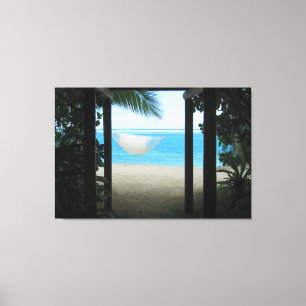 STRANDHANGMAT 32x48 Canvas Afdruk