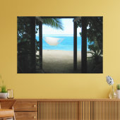 STRANDHANGMAT 40x60 Canvas Afdruk (Insitu (Woonkamer))
