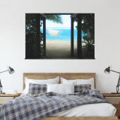 STRANDHANGMAT 40x60 Canvas Afdruk (Insitu (Slaapkamer))