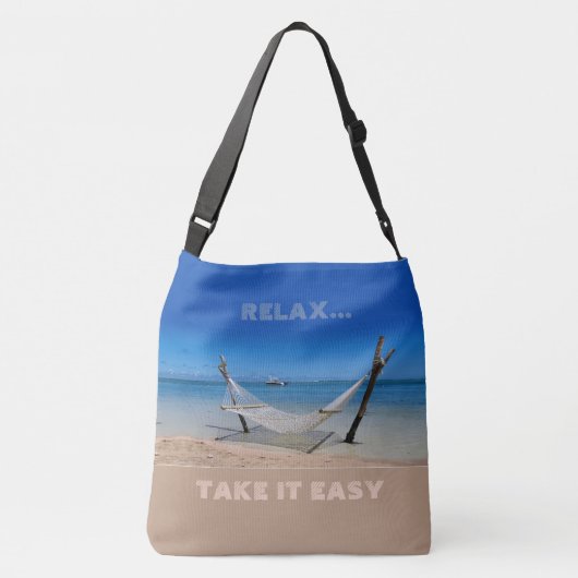 Strandhangmat (aanpasbare) Canvas tas (Achterkant)