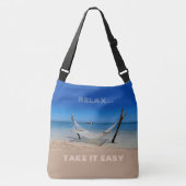 Strandhangmat (aanpasbare) Canvas tas (Voorkant)