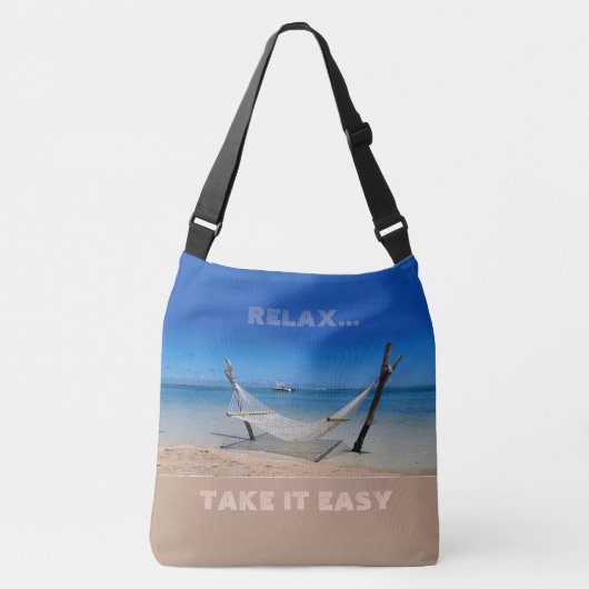 Strandhangmat (aanpasbare) Canvas tas (Voorkant)