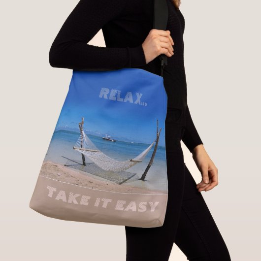 Strandhangmat (aanpasbare) Canvas tas (Dichtbij)