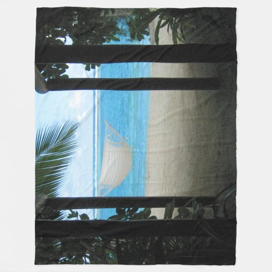 STRANDHANGMAT FLEECE DEKEN (Voorkant)