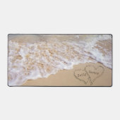 Strandharten met namen bureaumat (Voorkant)