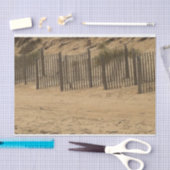 strandhek aan de buitenzijde tissuepapier (Craft)