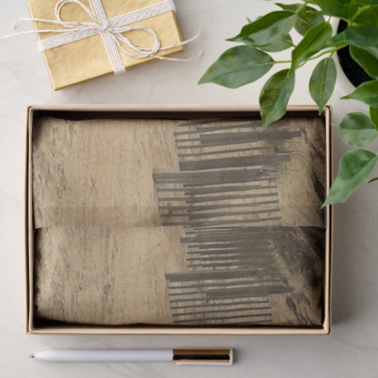 strandhek aan de buitenzijde tissuepapier (Geschenk)