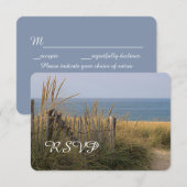 Strandhek en zandduin RSVP (Voorkant / Achterkant)