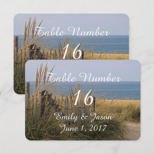 Strandhek in de duinen kaart (Voorkant / Achterkant)