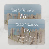 Strandhek in de zandduinen kaart (Voorkant / Achterkant)