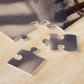 Strandhek in zand legpuzzel (Zijkant)