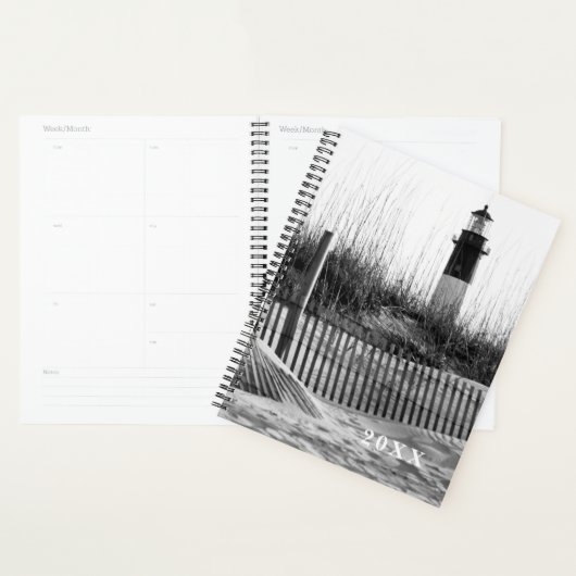 Strandhekken en vuurtoren planner (Display)