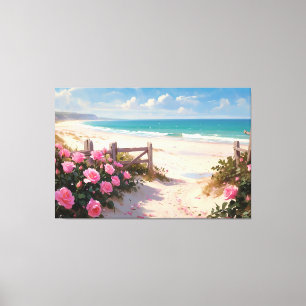 *~* Strandhekken Rozen TV2 Stretched Canvas Print