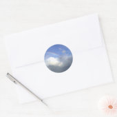 Strandhill Ireland Rainbows Couds Sky Ronde Sticker (Envelop)