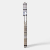 Strandhouten achtergrond monogram Case-Mate iPhone case (Achterkant / Links)