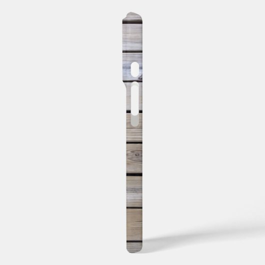 Strandhouten achtergrond monogram Case-Mate iPhone case (Achterkant / Links)