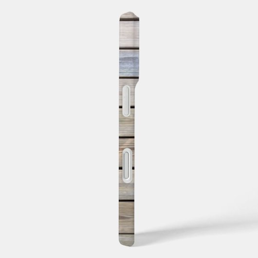 Strandhouten achtergrond monogram Case-Mate iPhone case (Achterkant / Rechts)