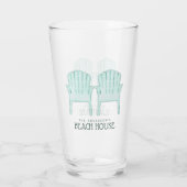 Strandhuis Adirondack-stoelen Aqua ID623 Glas (Achterkant)