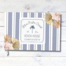 Strandhuis Blauwe Strepen Coastal Boho Boerderij
