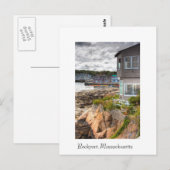  strandhuis briefkaart (Voorkant / Achterkant)