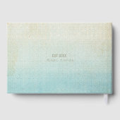 Strandhuis Clam Shell Aqua Blauwe ID623 Gastenboek (Achterkant)