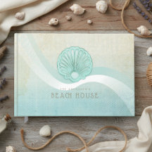 Strandhuis Clam Shell Aqua Blauwe ID623