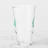 Strandhuis Clam Shell Aqua Blauwe ID623 Glas (Links)