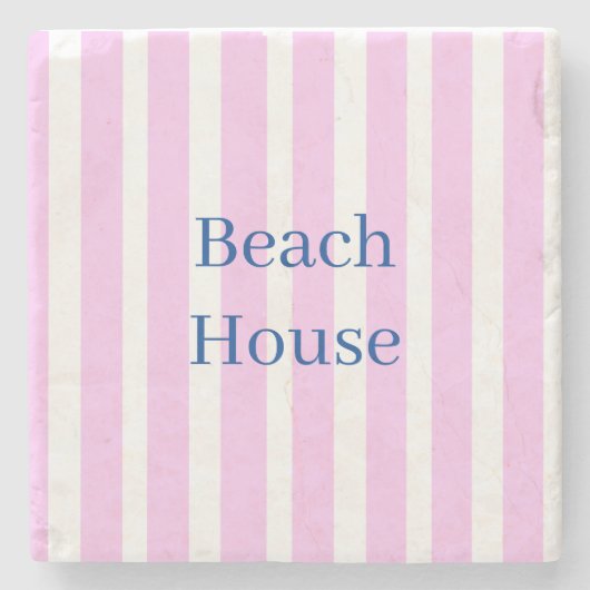 STRANDHUIS coaster Stenen Onderzetter (Voorkant)