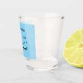 Strandhuis Datum jaar aangepaste coördinaten toevo Shot Glas (Rechts)
