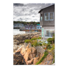 strandhuis foto afdruk