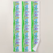 Strandhuis Helder Strandhanddoek Strandlaken (Voorkant)